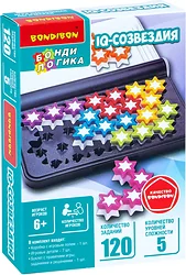 Логическая настольная игра Bondibon БондиЛогика IQ-Созвездия ВВ5958