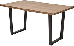 Кухонный стол M-City Лофт 160 462M05255 (дуб канзас/черный)