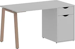 Стол для работы Riva Home Office VR.SP-3-138.1.A Mokko (серый)