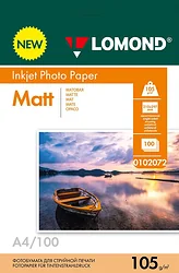 Фотобумага Lomond односторонняя матовая А4 105 г/м2 100 л 0102072