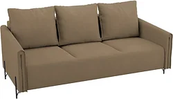 Прямой диван Mio Tesoro Aspen НПБ (Velutto 03 коричневый)