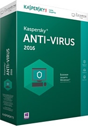 Kaspersky Anti-Virus (2 ПК, 1 год, продление, ключ)