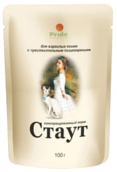 Stout Для взрослых кошек с чувствительным пищеварением (консервы в соусе) (0.1 кг) 24 шт.