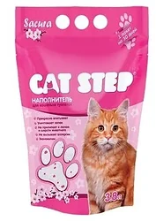 Наполнитель Cat Step Sacura силикагелевый 3.8л