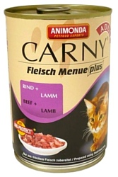 Animonda Carny Fleisch Menue plus Adult для кошек с говядиной и ягненком (0.4 кг) 1 шт.