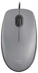 Logitech M110 Silent Mid Grey USB