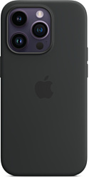 Apple MagSafe Silicone Case для iPhone 14 Pro (темная ночь)