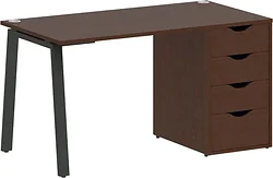 Стол для работы Riva Home Office VR.SP-3-138.4.A Anthracite (венге цаво)