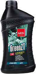 Моторное масло AEG Lubricants Green HP 2T API TC (зеленый) 1л