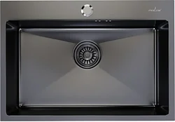 Кухонная мойка Mixline 547238 (черный графит, 3 мм)