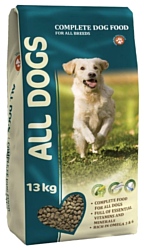 ALL DOGS Сухой полнорационный (13 кг)
