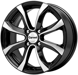 Колесный диск Carwel Омикрон 5x16/4x108 D65.1 ET30 Алмаз черный