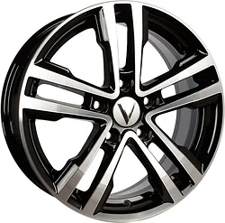 Колесный диск Вектор V197 6.5x16/5x114.3 D67.1 ET38 Черный с алмазной проточкой Колесный диск Вектор V197 6.5x16/5x114.3 D67.1 ET38 Черный с алмазной проточкой