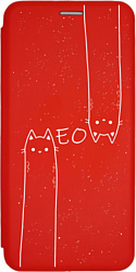 JFK для Samsung Galaxy M32 (коты красный)