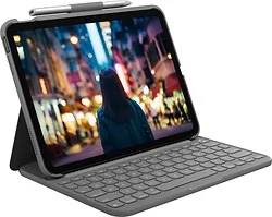 Чехол для планшета Logitech Slim Folio для iPad 10th gen (серый) Чехол для планшета Logitech Slim Folio для iPad 10th gen (серый)