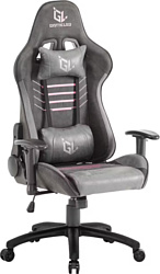 Кресло GameLab Warlock GL-735 (серо-розовый)