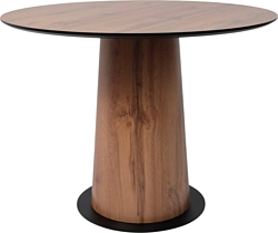 Кухонный стол Lepremo AV 1317 HPL+МДФ 1000 (дуб вотан/черный)