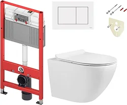 Унитаз Grado GD-W203T + TECE Kit 9400413 (с кнопкой смыва) Унитаз Grado GD-W203T + TECE Kit 9400413 (с кнопкой смыва)