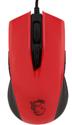 MSI Clutch GM40 black-Red USB