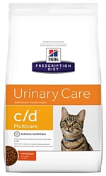 Hill's Prescription Diet C/D Feline Urinary Multicare Chicken dry (10 кг)