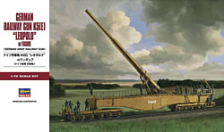 Hasegawa Ж\д орудие German Railway Gun K5(E) Leopold w/Figure