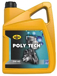 Моторное масло Kroon Oil Poly Tech 5W-40 5л
