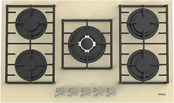 Газовая варочная панель Korting HGG 9835 CTB Газовая варочная панель Korting HGG 9835 CTB