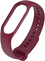 Ремешок Rumi силиконовый для Xiaomi Smart Band 7 (гранатовый)