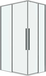Душевой уголок Grossman Galaxy 90x80x195 300.K33.01.9080.10.00 (хром/прозрачное стекло)