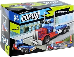 Конструктор Bondibon Город грузовик ВВ6137