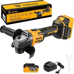 Угловая шлифмашина (болгарка) DEKO DKAG-125 083-1064 (с 2-мя АКБ) Угловая шлифмашина (болгарка) DEKO DKAG-125 083-1064 (с 2-мя АКБ)