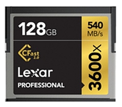 Lexar Professional 3600x CFast 2.0 128GB