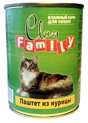 CLAN Family Паштет из курицы для кошек (0.340 кг) 1 шт.