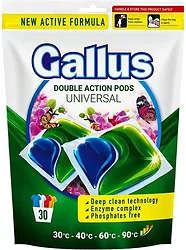 Капсулы для стирки Gallus Universal 30 шт Капсулы для стирки Gallus Universal 30 шт