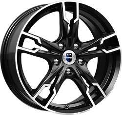 Колесный диск K&K Солар 7x17/5x114.3 D66.1 ET40 Алмаз черный