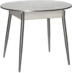 Кухонный стол Древпром М61 Сириус ДП1-02-05 97-127x75 (наоми/металлик)