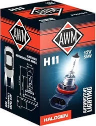 Автомобильная лампа AWM H11 12V 55W PGJ19-2 (1шт) 410300013
