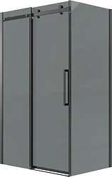 Душевой уголок Grossman Classic 100x80x195 120.K33.04.1080.21.10 (черный матовый/тонированно стекло)