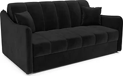 Прямой диван Мебель-АРС Давос ППУ 155x200 см M2-110-9 (велюр черный HB-178/17) Прямой диван Мебель-АРС Давос ППУ 155x200 см M2-110-9 (велюр черный HB-178/17)