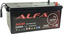 Автомобильный аккумулятор ALFA (3) евро L+ (220Ah)