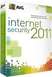 Антивирус AVG Internet Security 2011 (3 ПК, 1 год)