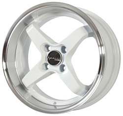 PDW Wheels 4003 Lenzo 7x15/4x98 D58.6 ET38 M/White