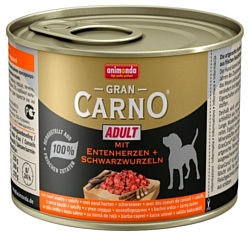 Animonda GranCarno Adult для собак c сердцем утки и козлобородником (0.2 кг) 1 шт.