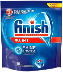 Finish All in 1 Shine & Protect (50 tabs