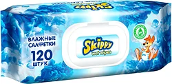 Салфетки влажные Skippy Wet Wipes, 120 шт Салфетки влажные Skippy Wet Wipes, 120 шт
