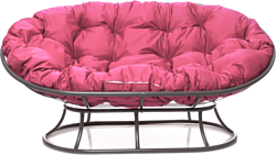 M-Group Мамасан 12100308 (серый/розовая подушка)