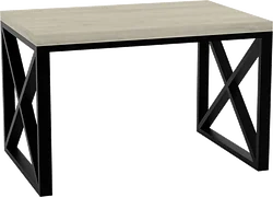 Кухонный стол TMB Loft Эгилсей Дуб 1500x800 40 мм (выбеленное дерево)