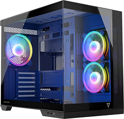 Корпус для компьютера MODECOM Volcano Panorama Apex ARGB 3F Midi (темно-серый)
