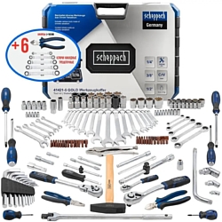 Набор инструментов Scheppach Sch-41421-5 Gold 148 предметов