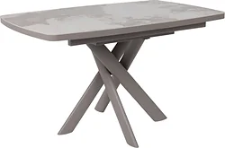 Кухонный стол Мамадома Leonel-130 раздвижной 130-165х85 (pandora gloss st cer/капучино)